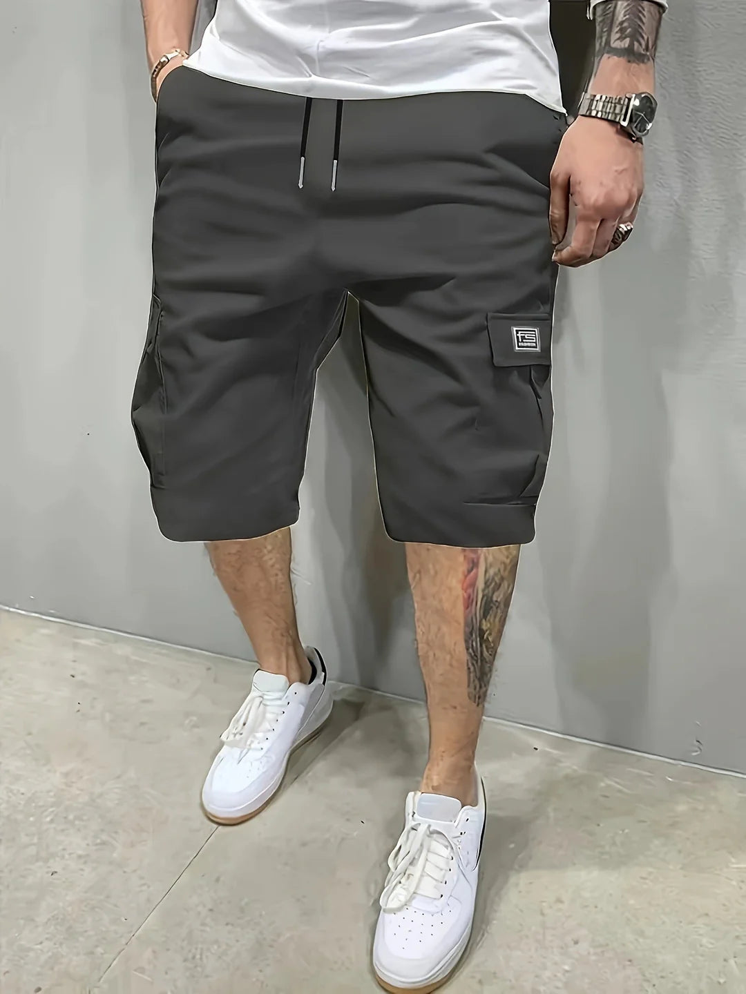 ENZO | PANTALONES CORTO CARGO PARA HOMBRE (COMPRA 1, LLÉVATE 1 GRATIS)