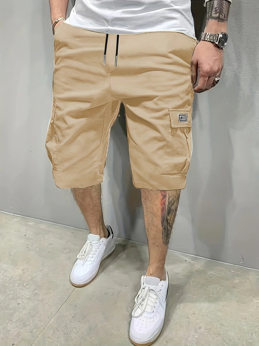ENZO | PANTALONES CORTO CARGO PARA HOMBRE (COMPRA 1, LLÉVATE 1 GRATIS)