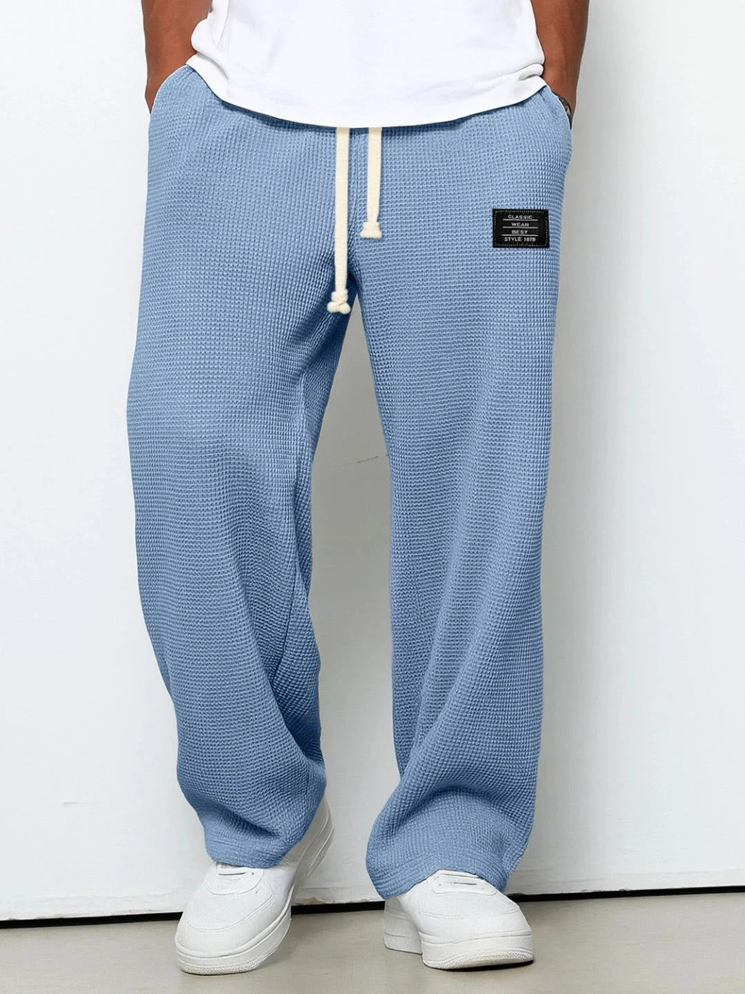 SAMU | PANTALONES DE PIERNA ANCHA CON CINTURA AJUSTABLE