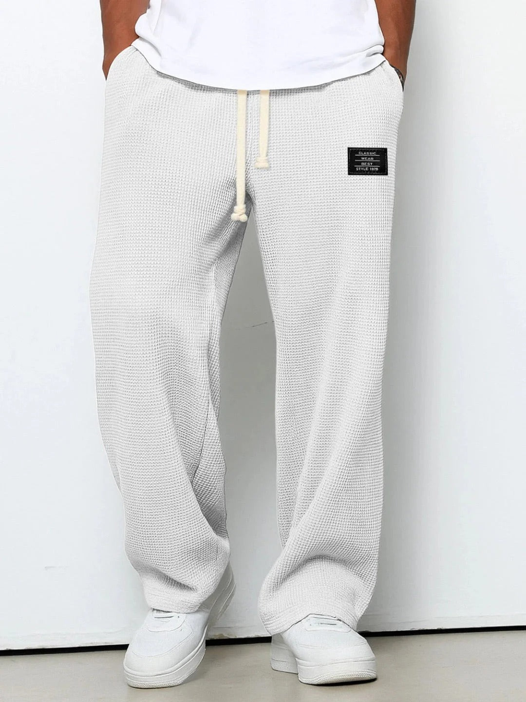 SAMU | PANTALONES DE PIERNA ANCHA CON CINTURA AJUSTABLE