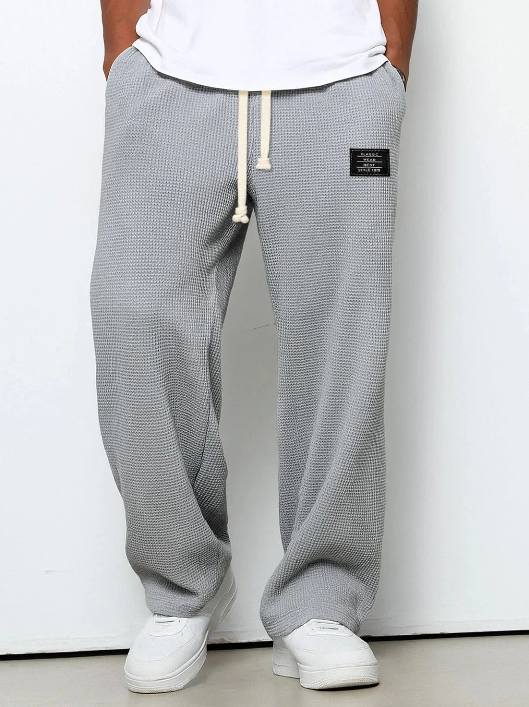 SAMU | PANTALONES DE PIERNA ANCHA CON CINTURA AJUSTABLE