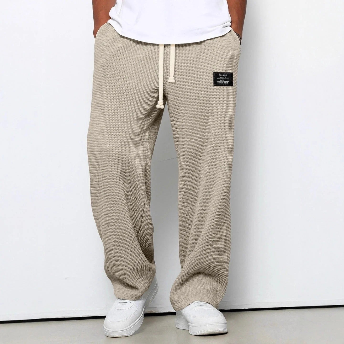 SAMU | PANTALONES DE PIERNA ANCHA CON CINTURA AJUSTABLE
