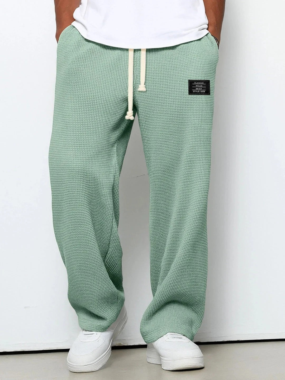 SAMU | PANTALONES DE PIERNA ANCHA CON CINTURA AJUSTABLE