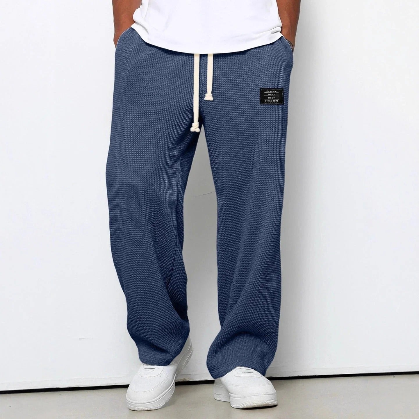 SAMU | PANTALONES DE PIERNA ANCHA CON CINTURA AJUSTABLE