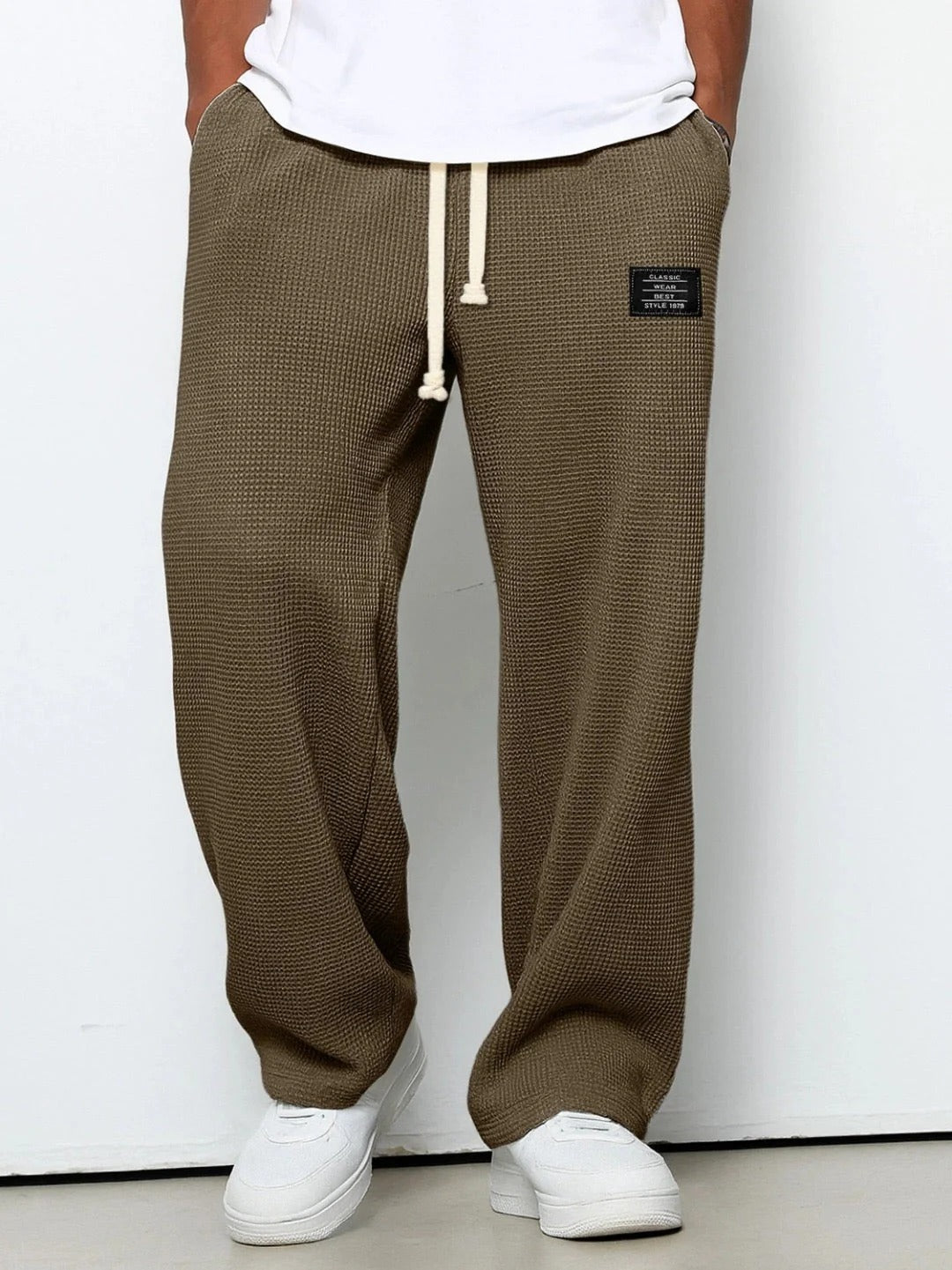 SAMU | PANTALONES DE PIERNA ANCHA CON CINTURA AJUSTABLE