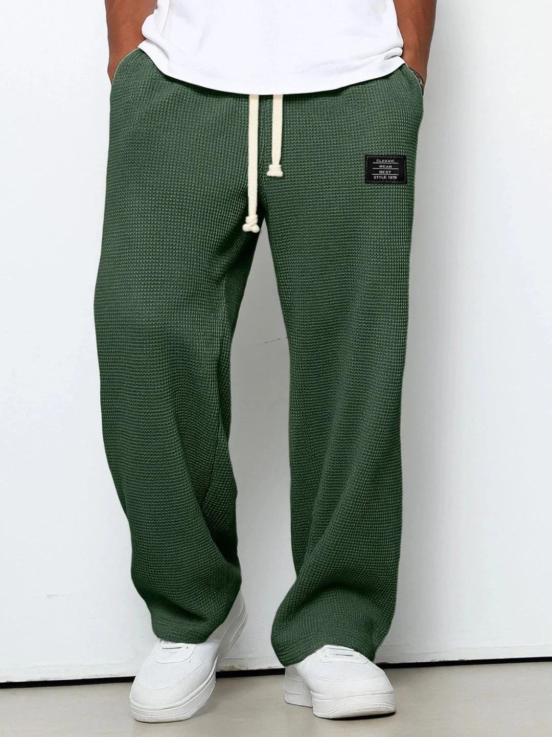 SAMU | PANTALONES DE PIERNA ANCHA CON CINTURA AJUSTABLE