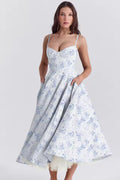 DIANA | VESTIDO MIDI ROMÁNTICO DE VERANO