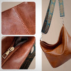 MARÍA | BOLSO DE HOMBRO VINTAGE DE PIEL