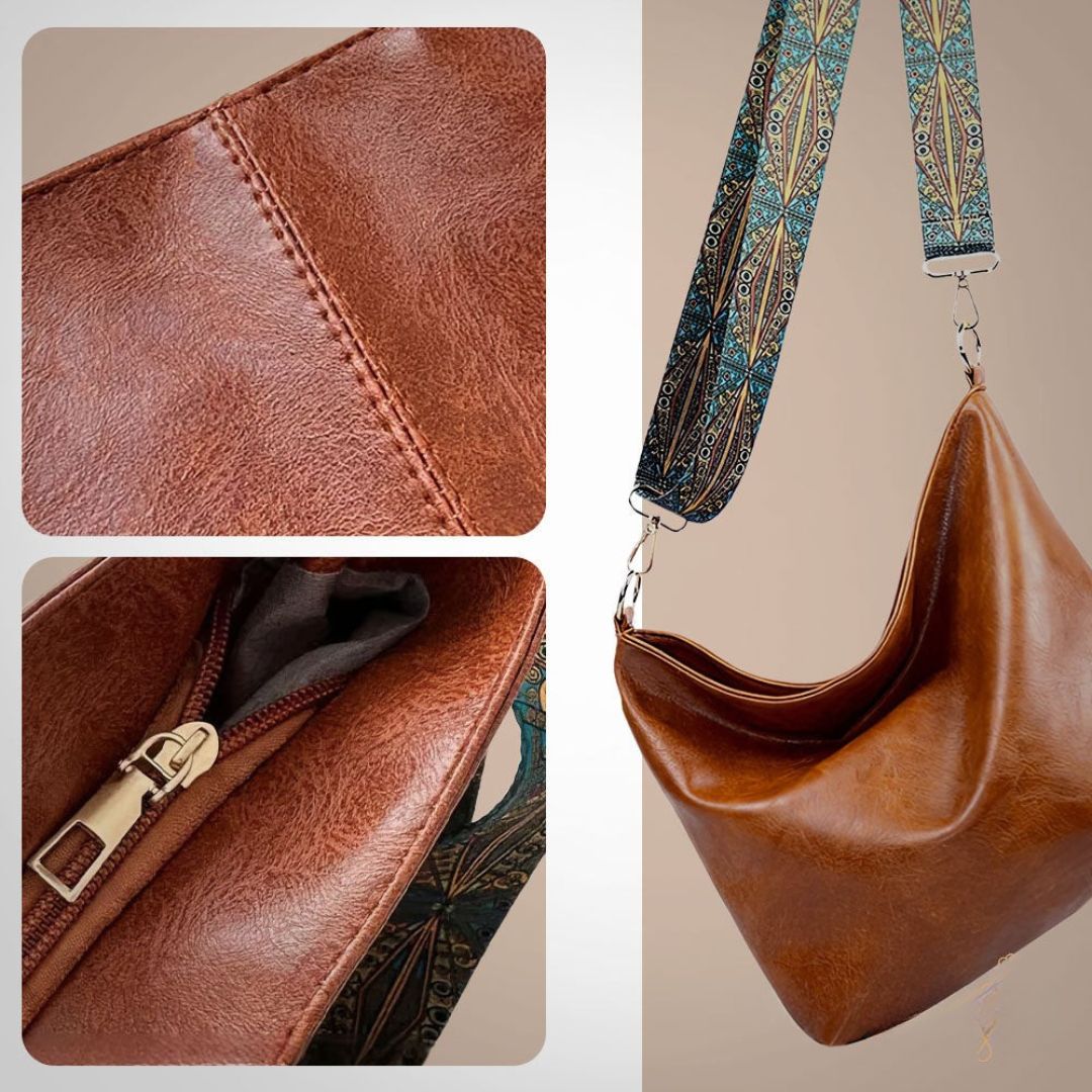 MARÍA | BOLSO DE HOMBRO VINTAGE DE PIEL