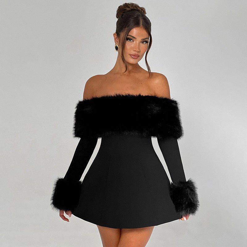 CARLOTA | VESTIDO DE FELPA SIN TIRANTES