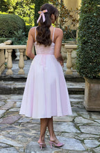 MACARENA | ELEGANTE VESTIDO MIDI ESTILO CORSÉ