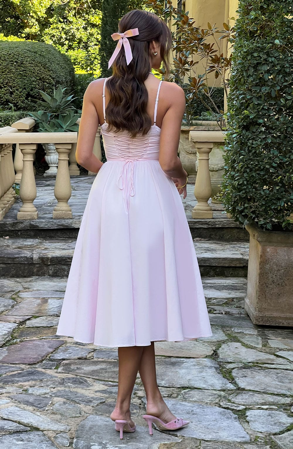 MACARENA | ELEGANTE VESTIDO MIDI ESTILO CORSÉ