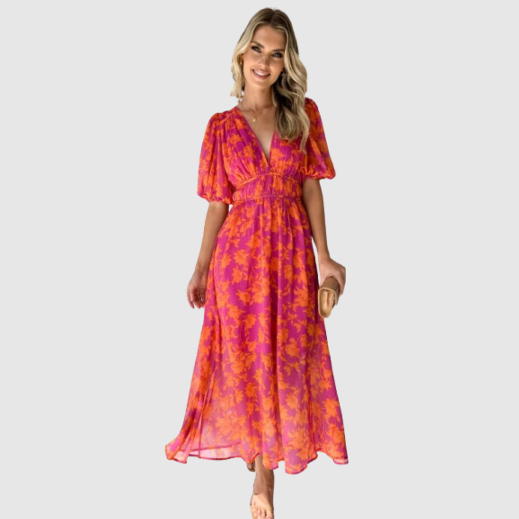 MIRIAM | VESTIDO LARGO DE PRIMAVERA