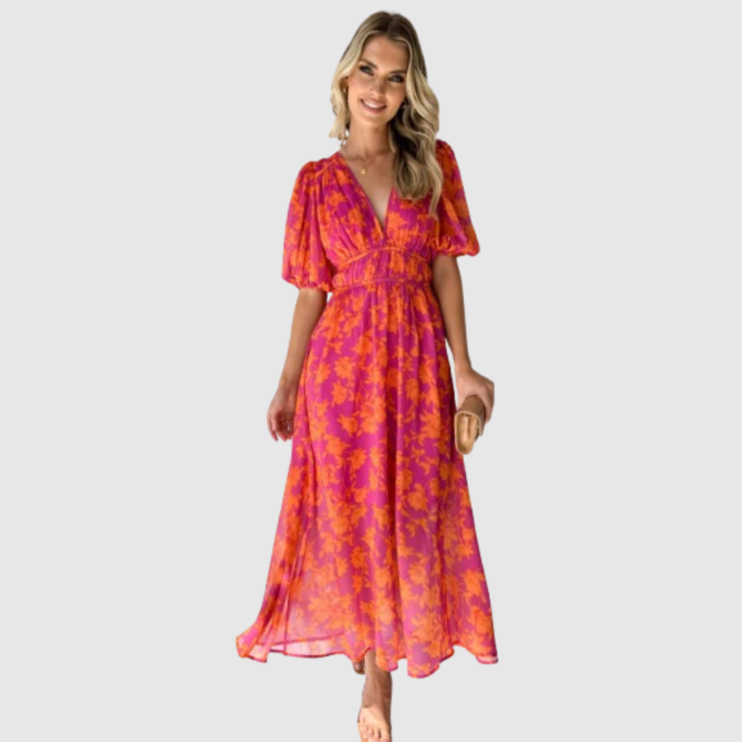 MIRIAM | VESTIDO LARGO DE PRIMAVERA