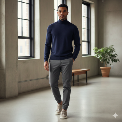 MONTE CARLO™ | JERSEY DE CUELLO ALTO DE CACHERMIRA