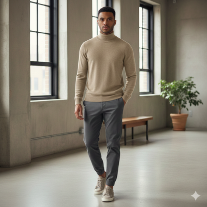 MONTE CARLO™ | JERSEY DE CUELLO ALTO DE CACHERMIRA