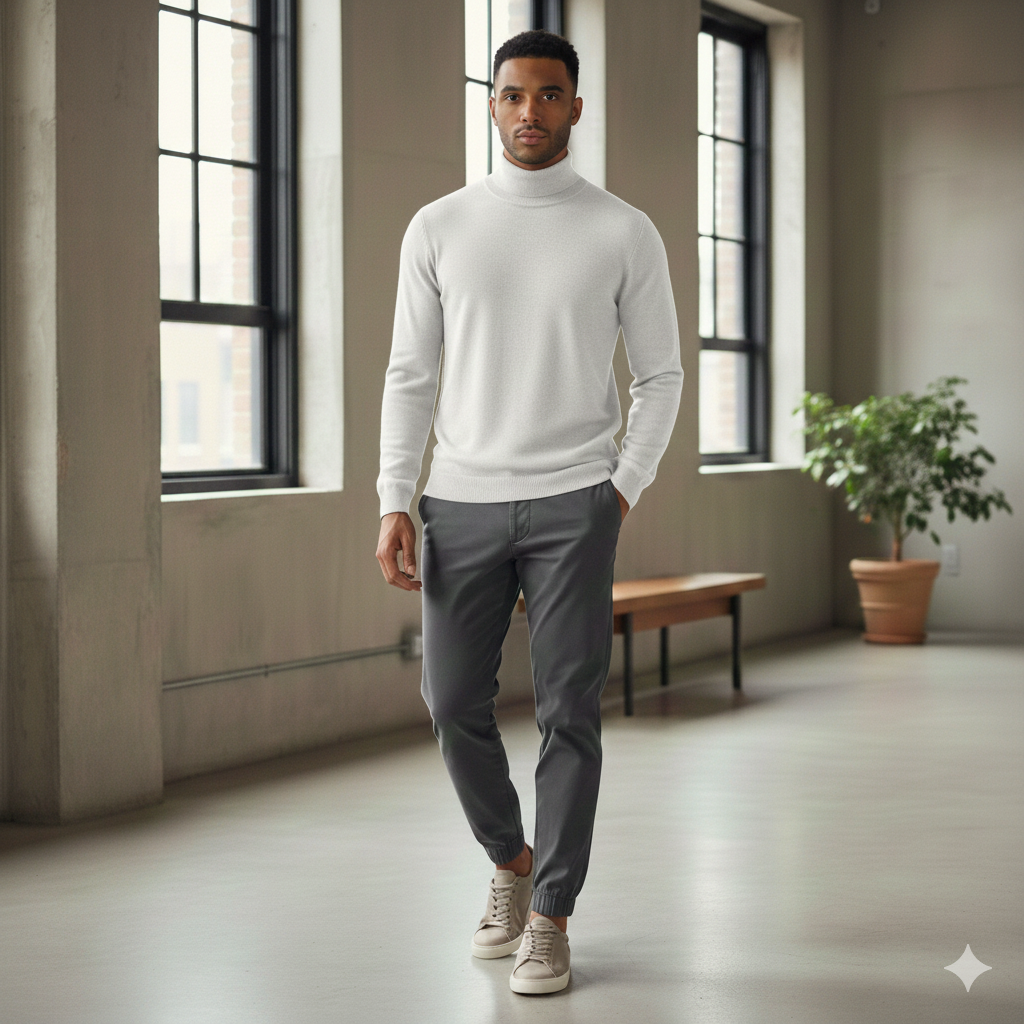 MONTE CARLO™ | JERSEY DE CUELLO ALTO DE CACHERMIRA