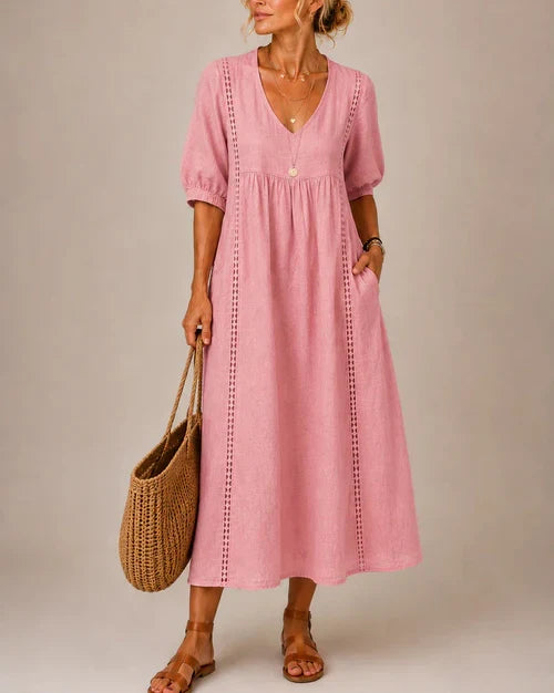 INÉS | VESTIDO MIDI DE VERANO